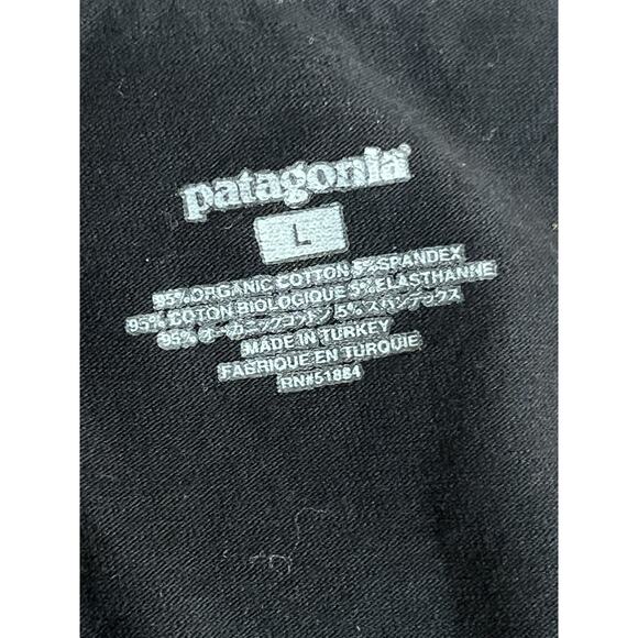 Patagonia Dress Women Large Blue Long (3/4) Sleeve Margo Organic Cotton Stretch - Picture 4 of 6